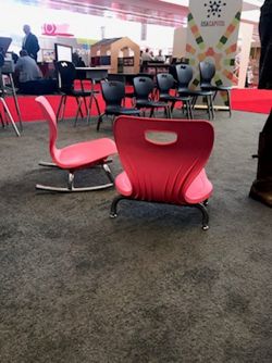 Low rocker chairs at EDspaces 2021 