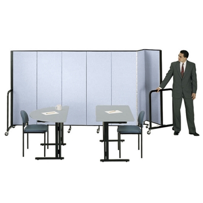 ROBO Series Clear Acrylic Room Dividers (6' H) by National Public Seating