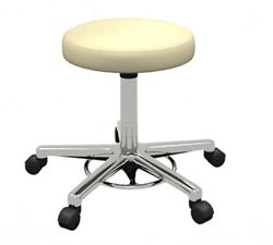 Doctor Stool with Chrome Base