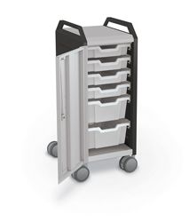 Mini Mobile Cart with Storage Trays