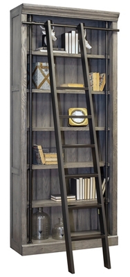 Avondale Bookcase with Metal Ladder - 94"H