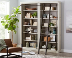 Avondale Bookcase Set with Ladder - 94"H