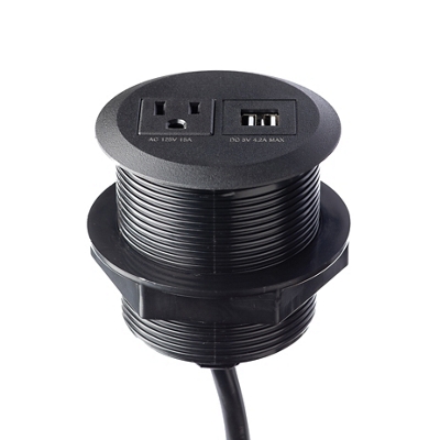 Power Source Module with USB, 3" grommet hole