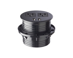 Power Source Module Grommet with USB, 3.25" hole