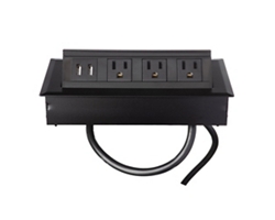 Power Source Charging Station Grommet - 4" Rectangular