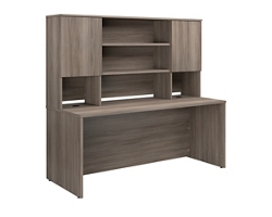 Affirm Desk w/ Storage Hutch – 71"W x 29.5"D