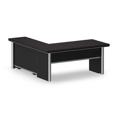 Metropolitan Adjustable Height L-Desk with Right Return