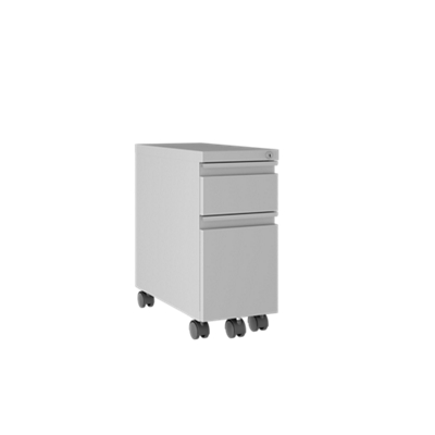 Hirsh 20-inch Deep Metal Mobile Pedestal File 3-Drawer Box/Box
