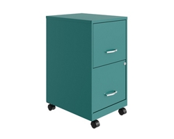 2-Drawer Mobile File Cabinet