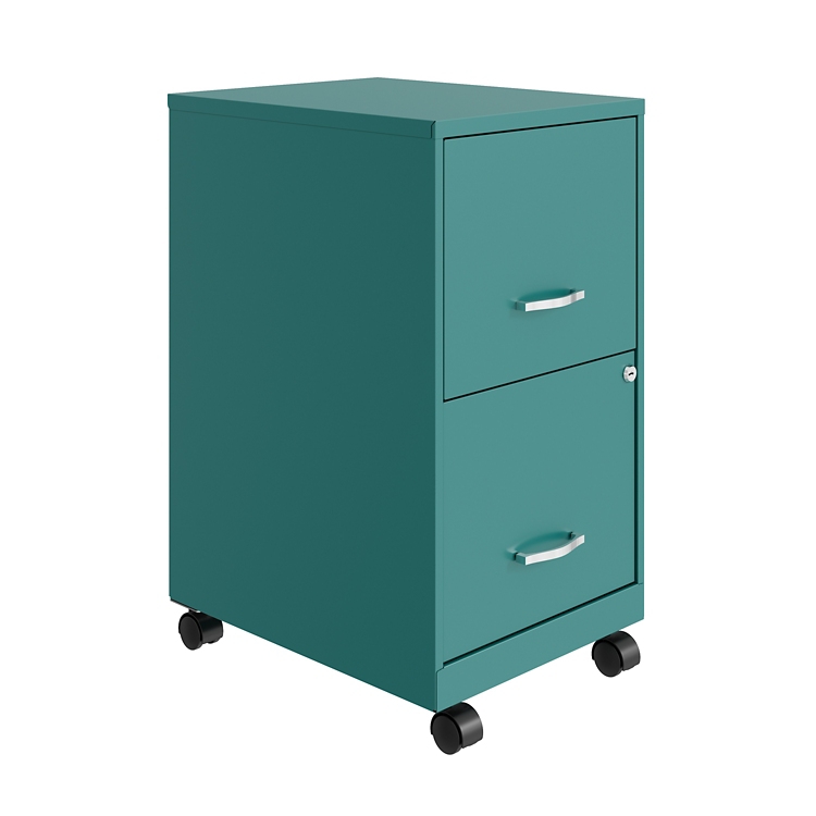 2-Drawer Mobile File Cabinet