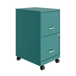 SoHo 2-Drawer File Cabinet w/ Casters