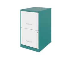 2-Drawer Metal File Cabinet – 15"W x 25"H