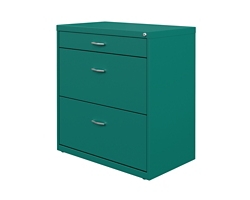 3-Drawer Metal Lateral File – 30"W x 32"H