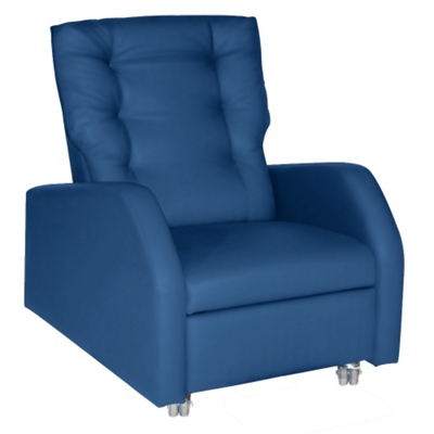 Hannah Bariatric Patient Recliner with Pillow Back in Vinyl