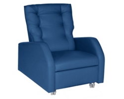 Hannah Bariatric Patient Recliner with Pillow Back in Vinyl