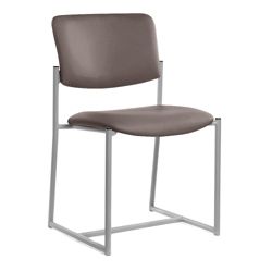 Behavioral Health Heavy-Duty Vinyl Guest Chair with Weighted Seat Pan