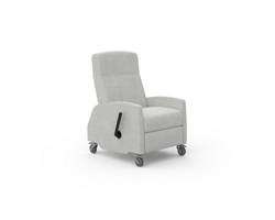 Kure Vinyl Healthcare Recliner with Locking Casters