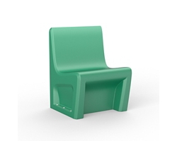 Behavioral Health Armless Chair with Ballast Door