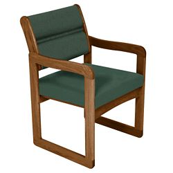 Guest Armchair with Sled Base