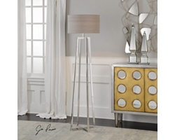 Triangular Leg Floor Lamp - 64.5"H