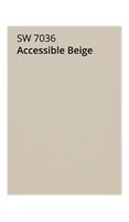 Accessible Beige Color Swatch