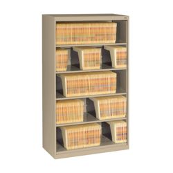 Five Shelf Open Lateral File Shelving Unit