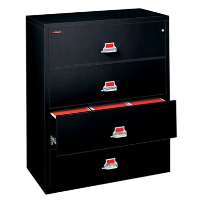 Four Drawer Fireproof Lateral File - 31" W