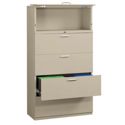 42" Wide Lateral File with Five Drawers