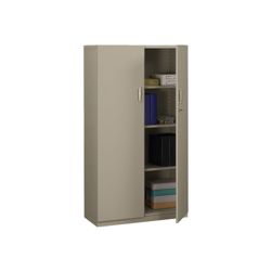 Five Shelf Storage Cabinet with Doors