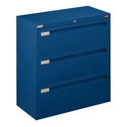 Spectrum Three Drawer Lateral File with Counterweight - 36"W
