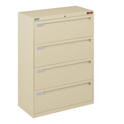 Spectrum Four Drawer Lateral File with Counterweight - 36"W