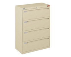 Spectrum Four Drawer Lateral File with Counterweight - 36