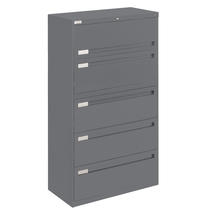 Spectrum Five Drawer Lateral File with Counterweight - 36