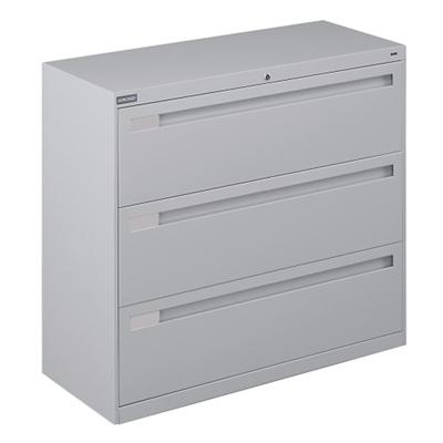 Spectrum Three Drawer Lateral File with Counterweight - 42"W