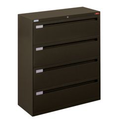 Spectrum Four Drawer Lateral File with Counterweight - 42"W