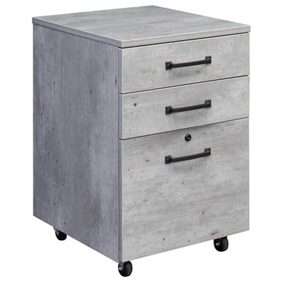 Urban Three Drawer Mobile File Pedestal - 18"W x 20"D