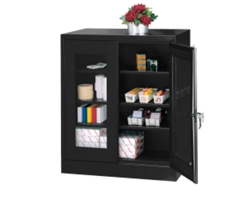 Storage Cabinet with Plexiglas Doors - 36"W x 18"D x 42"H
