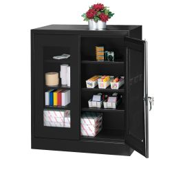 Storage Cabinet with Plexiglas Doors - 36"W x 18"D x 42"H