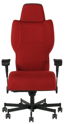 Dauerhaft 24/7 Fabric Chair with Flip Arms