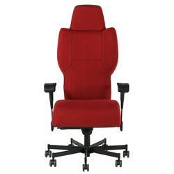 Dauerhaft 24/7 Fabric Chair with Flip Arms