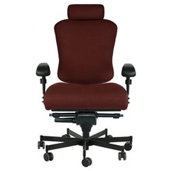 Dauerhaft 24/7 Wide Fabric Chair with Headrest