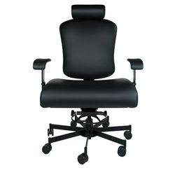 Dauerhaft 24/7 Bariatric Faux Leather Chair with Headrest