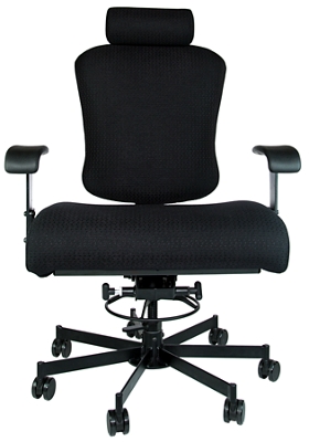 Dauerhaft 24/7 Bariatric Fabric Chair with Headrest