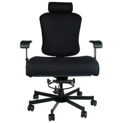 Dauerhaft 24/7 Bariatric Fabric Chair with Headrest