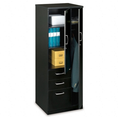 Storage Tower with 2 Utility Drawers and 1 File Drawer