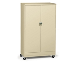 48"W x 24"D x 85"H Mobile Storage Cabinet