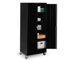 36"W x 24"D x 85"H Mobile Storage Cabinet