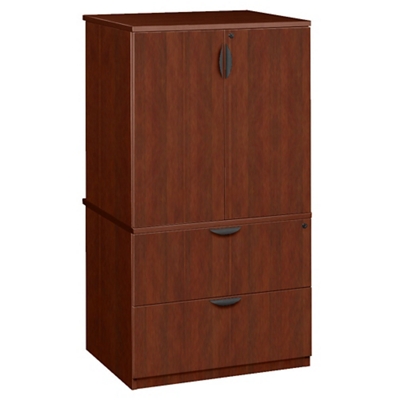Storage and Lateral File Cabinet Combo