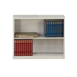Steel Bookcase with Two Shelves