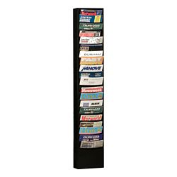 Steel Wall Literature Rack 20 Extra Large Pockets
